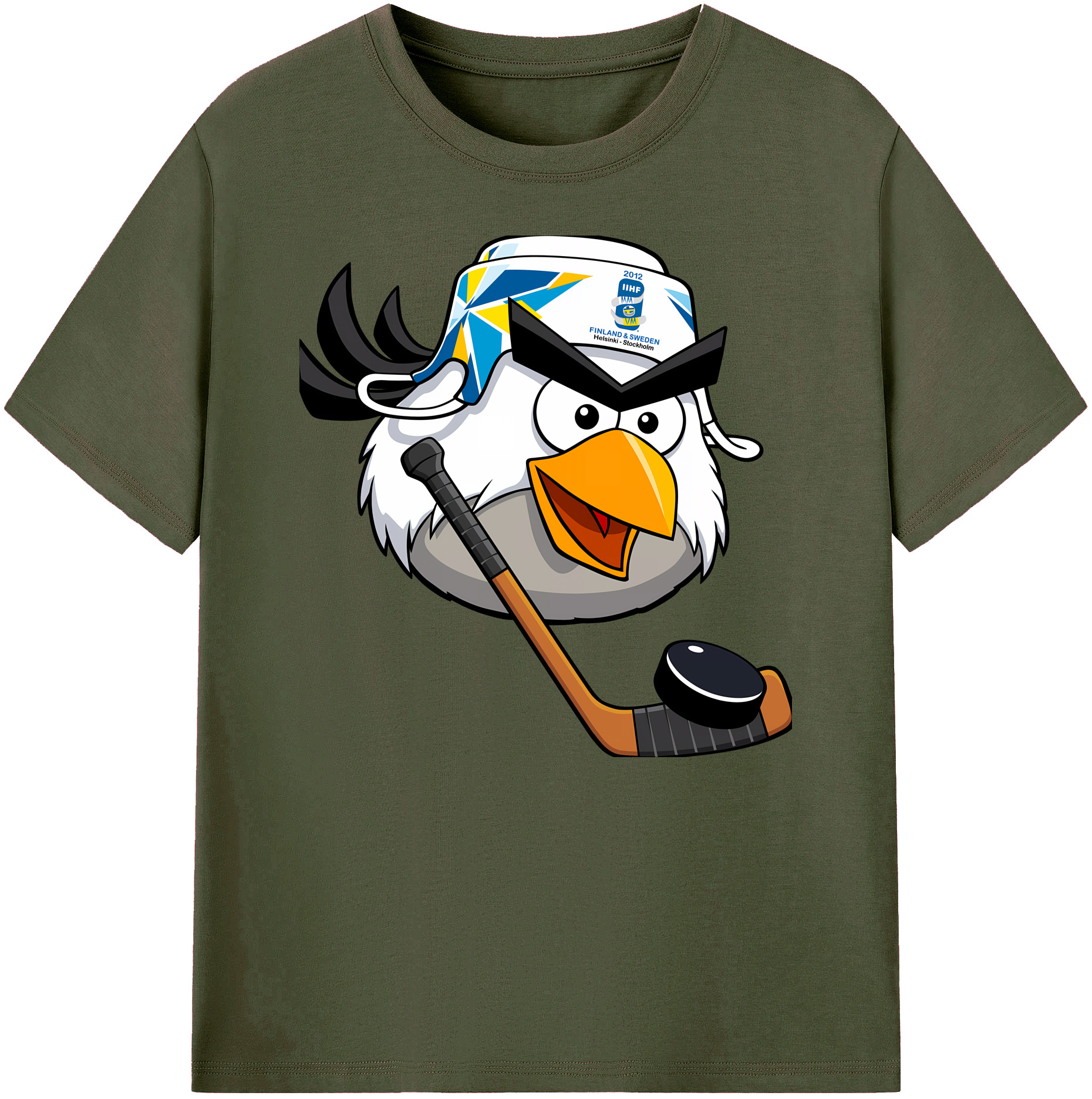 （画像用） Angry Birds アングリーバード 綿100％ メンズ半袖Tシャツ｜肌触りやわらか＆通気性